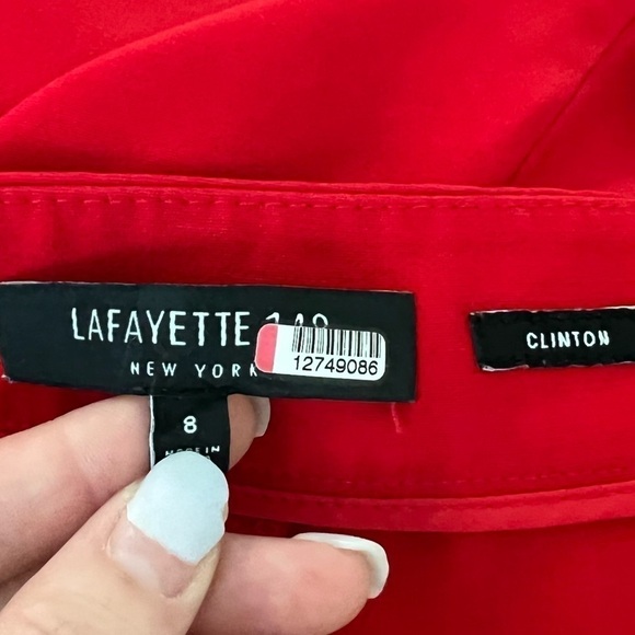 Lafayette 148 New York Clinton Cuffed Pants - Picture 6 of 7